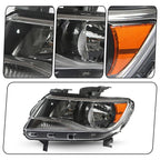 Left halogen headlight side angle for 2015-2022 Chevy Colorado