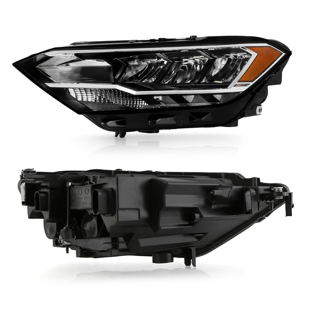Pair LED headlight front angle for 2019-2024 VW Jetta