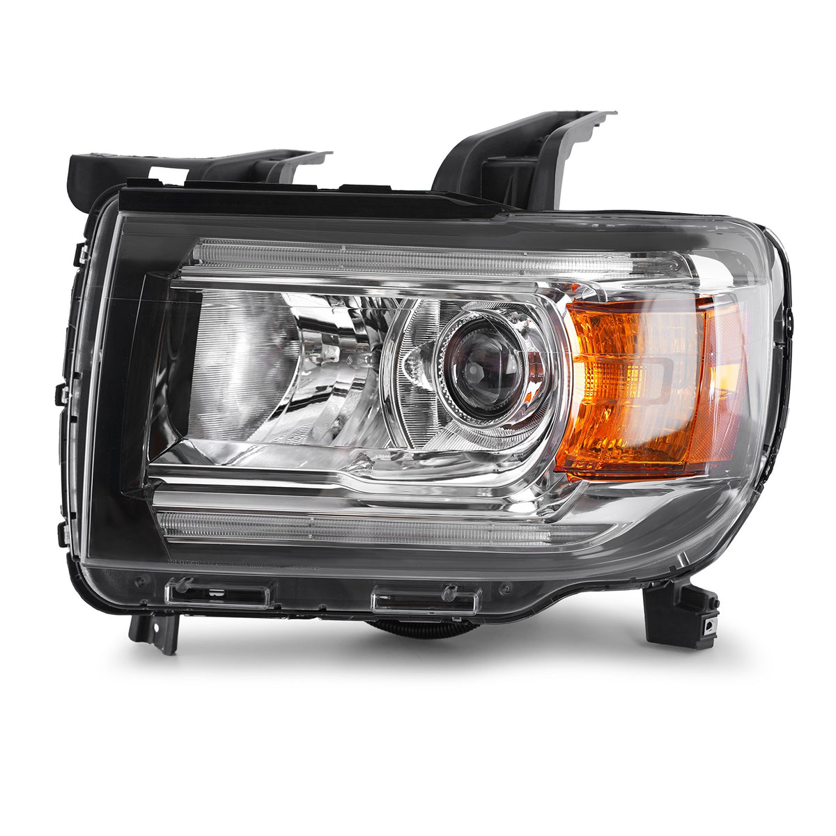 Pair halogen projector headlight front angle for 2015-2022 GMC Canyon
