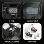 Right halogen headlight side angle for 2015-2019 Chevy Silverado HD