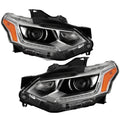 HID Projector Headlights Pair w/ LED DRL for Chevy Traverse (2018-2020)