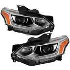 HID Projector Headlights Pair w/ LED DRL for Chevy Traverse (2018-2020)