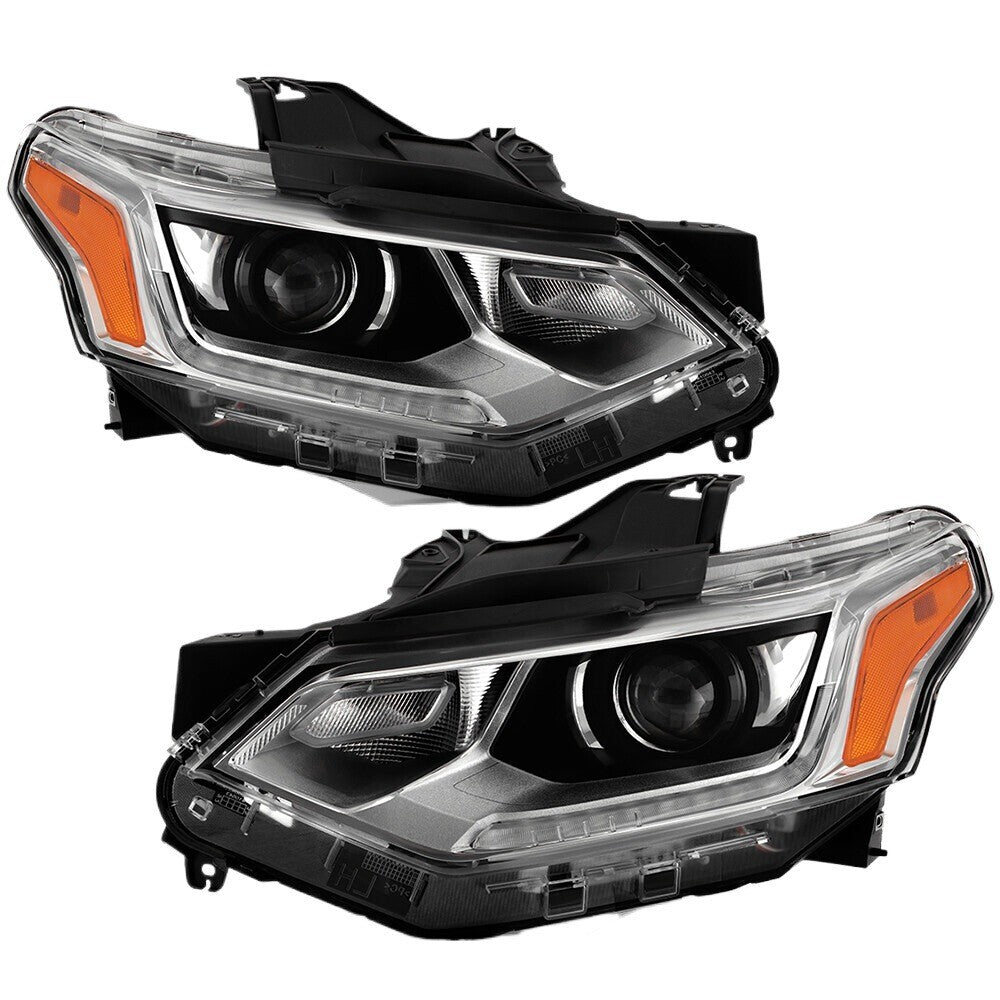 HID Projector Headlights Pair w/ LED DRL for Chevy Traverse (2018-2020)