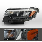 Pair LED headlight front angle for 2022-2026 Jeep Compass