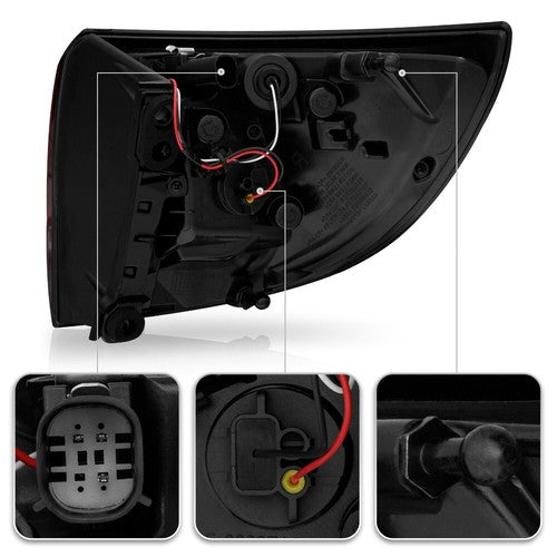 LED outer tail light view 4 for Chrysler Pacifica Factory LED Models (2017-2020)