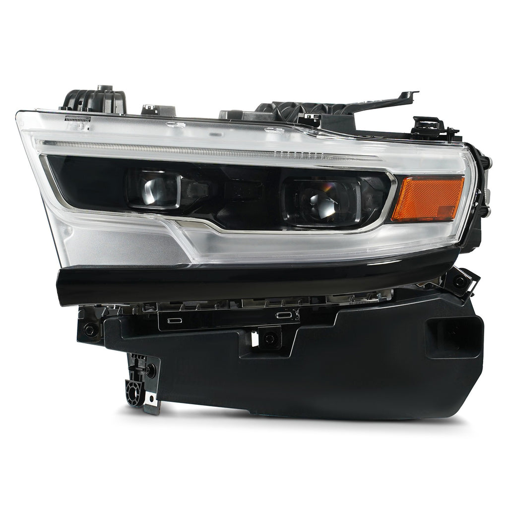 Pair LED headlight front angle for 2019-2024 Ram 1500
