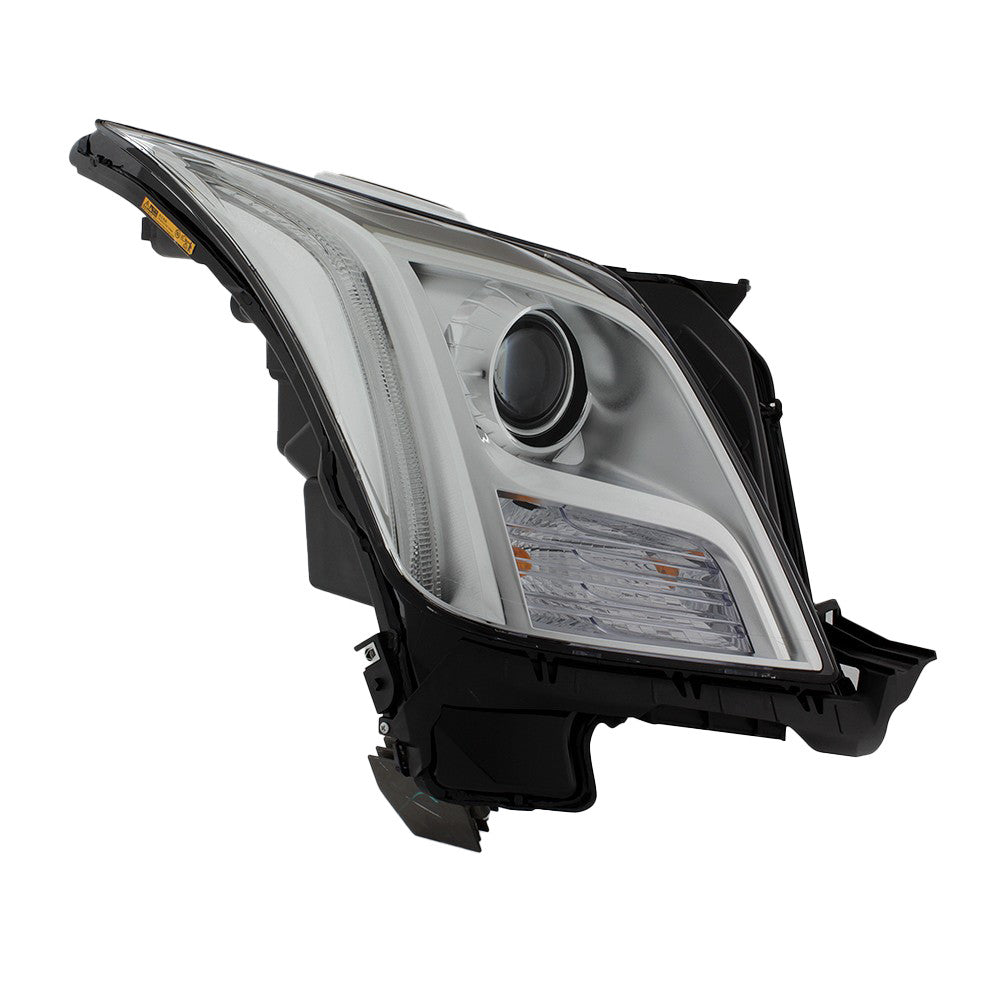 Pair HID headlight front angle for 2013-2017 Cadillac XTS
