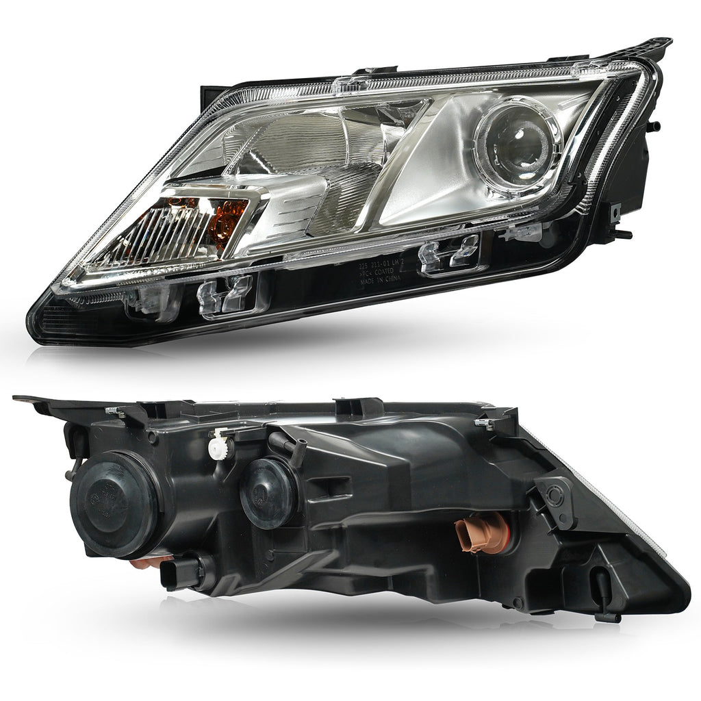 Left halogen headlight side angle for 2010-2012 Ford Fusion