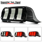 clear/black LED tail light view 4 for Ford Mustang (2024)