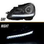 Day and night view of the DRL