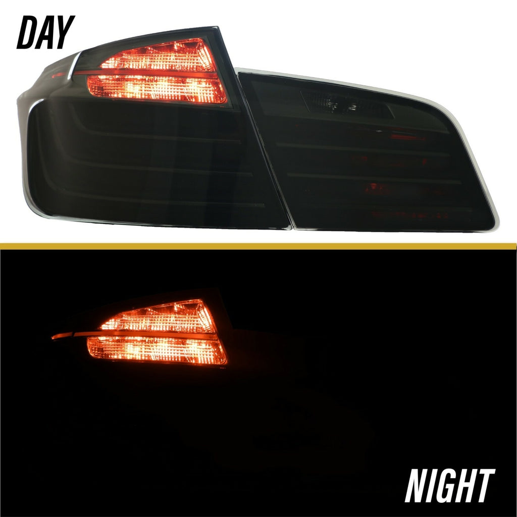 Smoked LED tail lights day and night reverse light