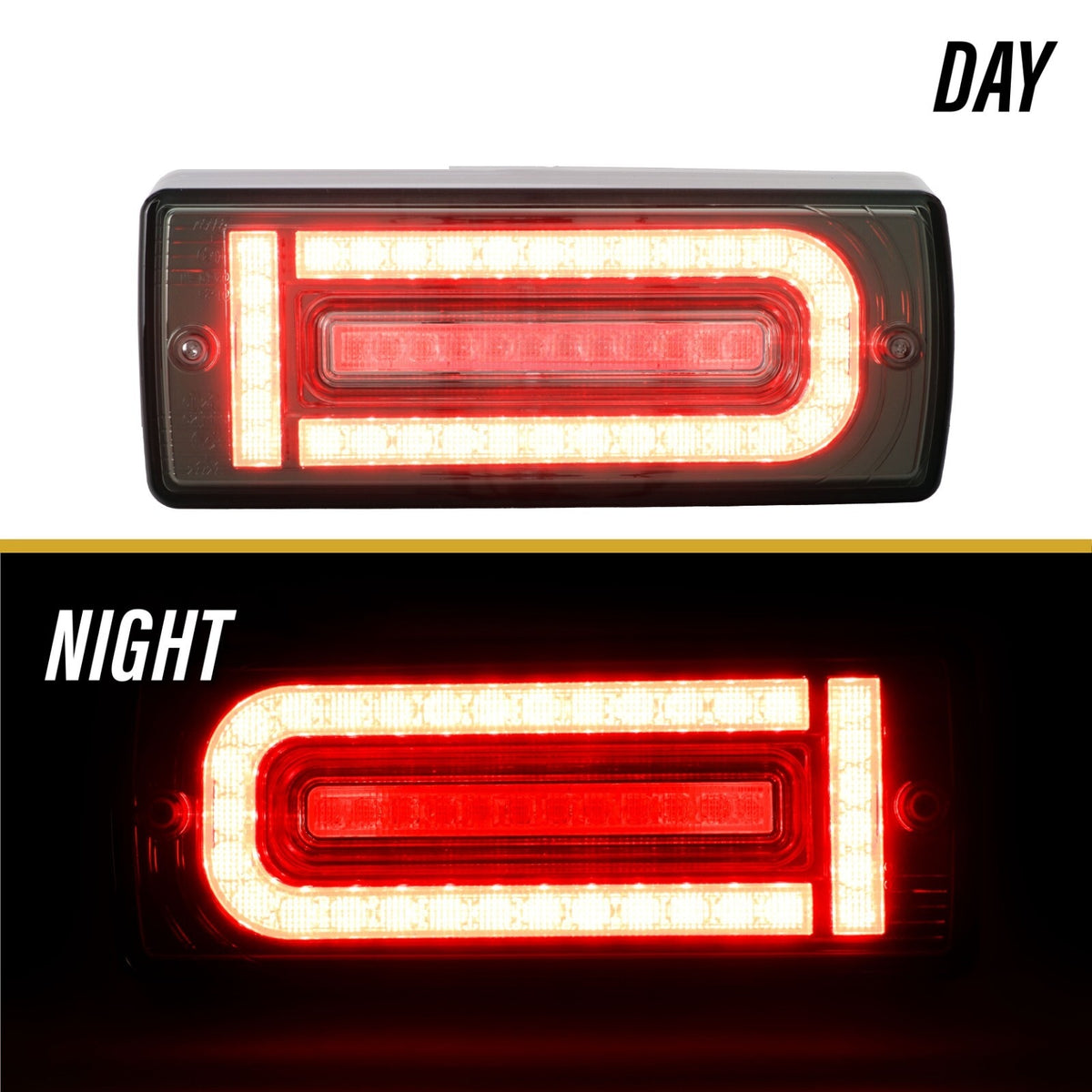 Day and night view