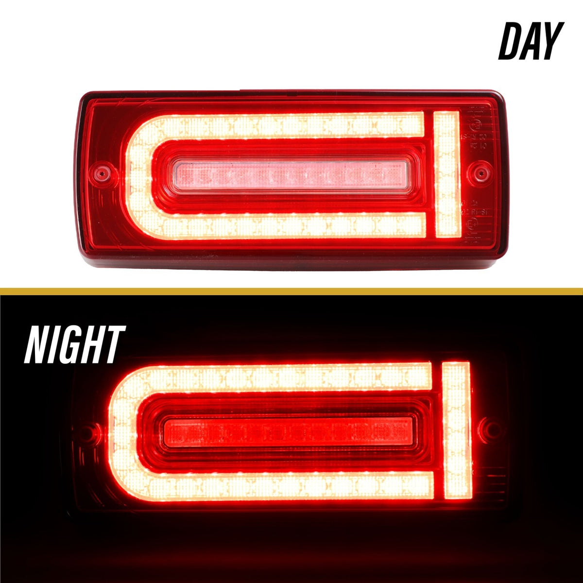 Day and night view