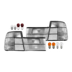 All clear E34 tail light set with included bulbs