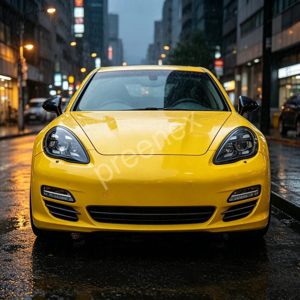 Passenger side Full LED headlight close-up for 2010-2013 Porsche Panamera 970