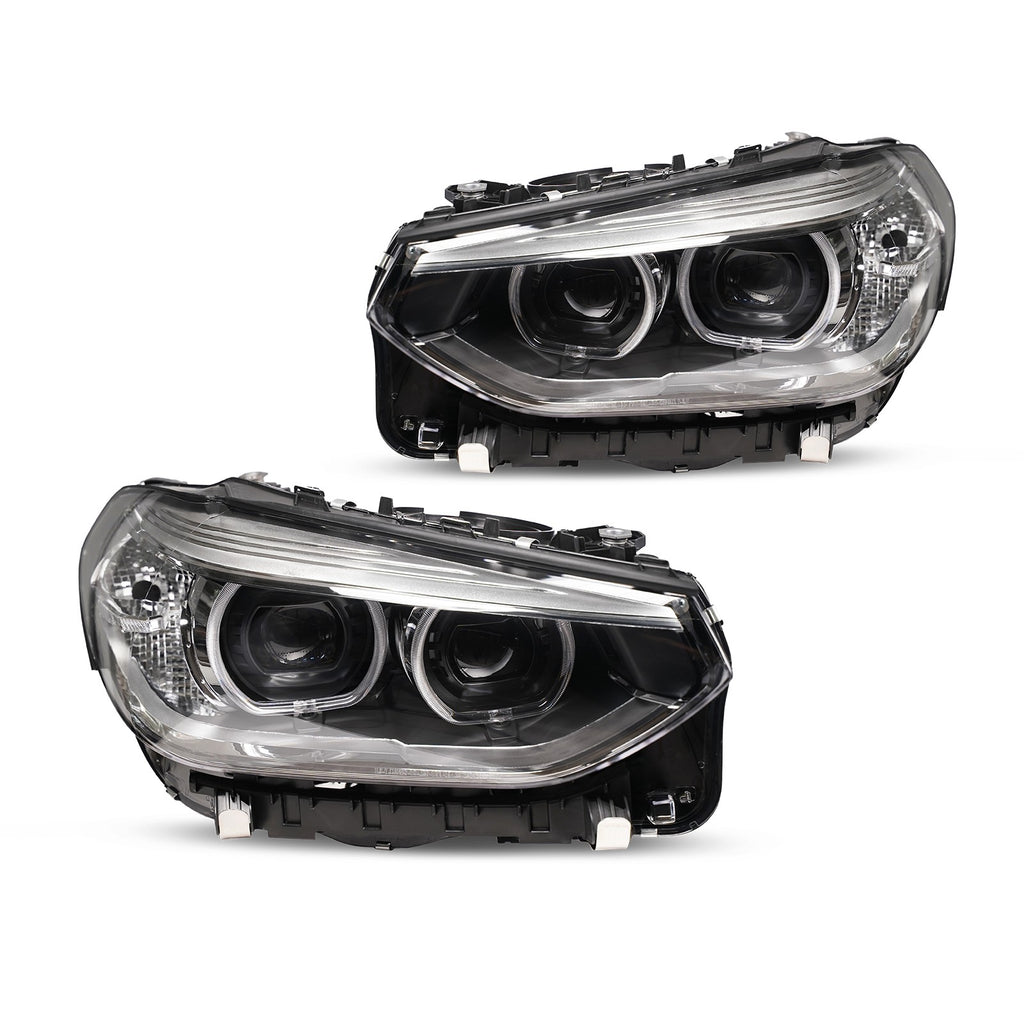 Right LED headlight side angle for 2018-2021 BMW X3 / X4