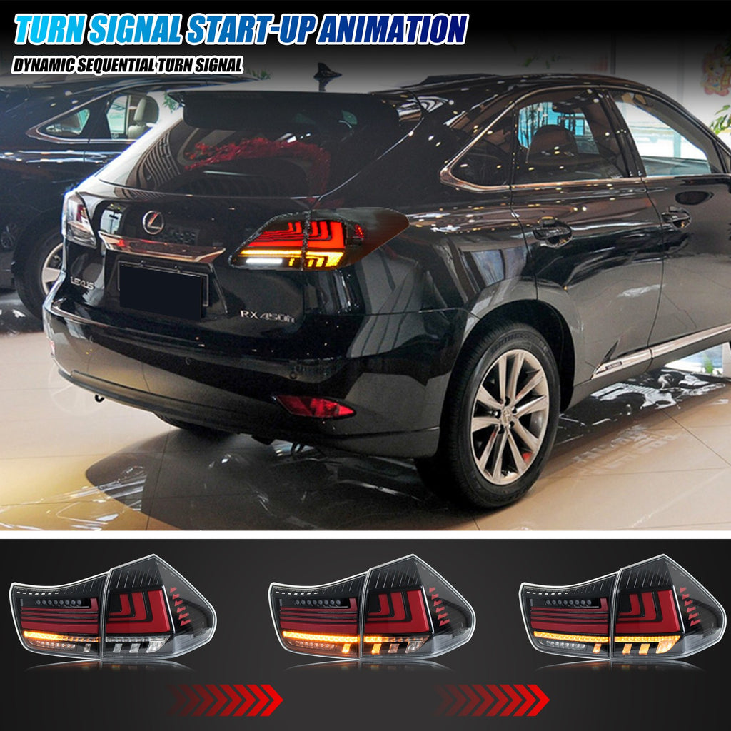 Sequential LED turn signal on the 2004-2009 Lexus RX330 / RX350 tail light