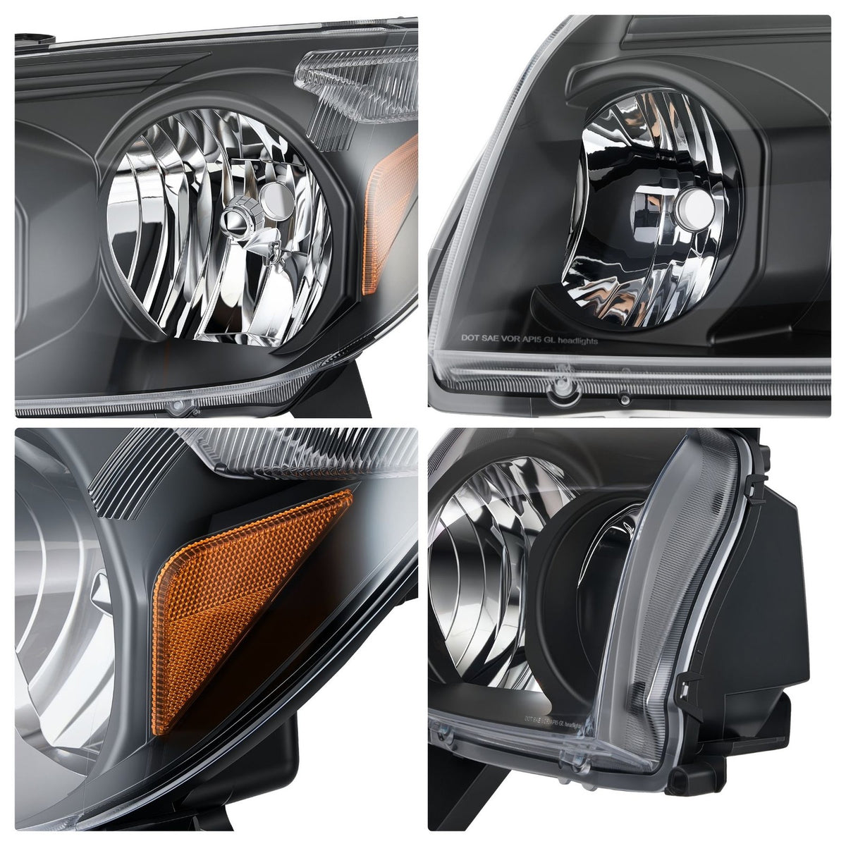 Black Halogen headlight features and specifications for 2003-2005 Toyota 4Runner (image 2)
