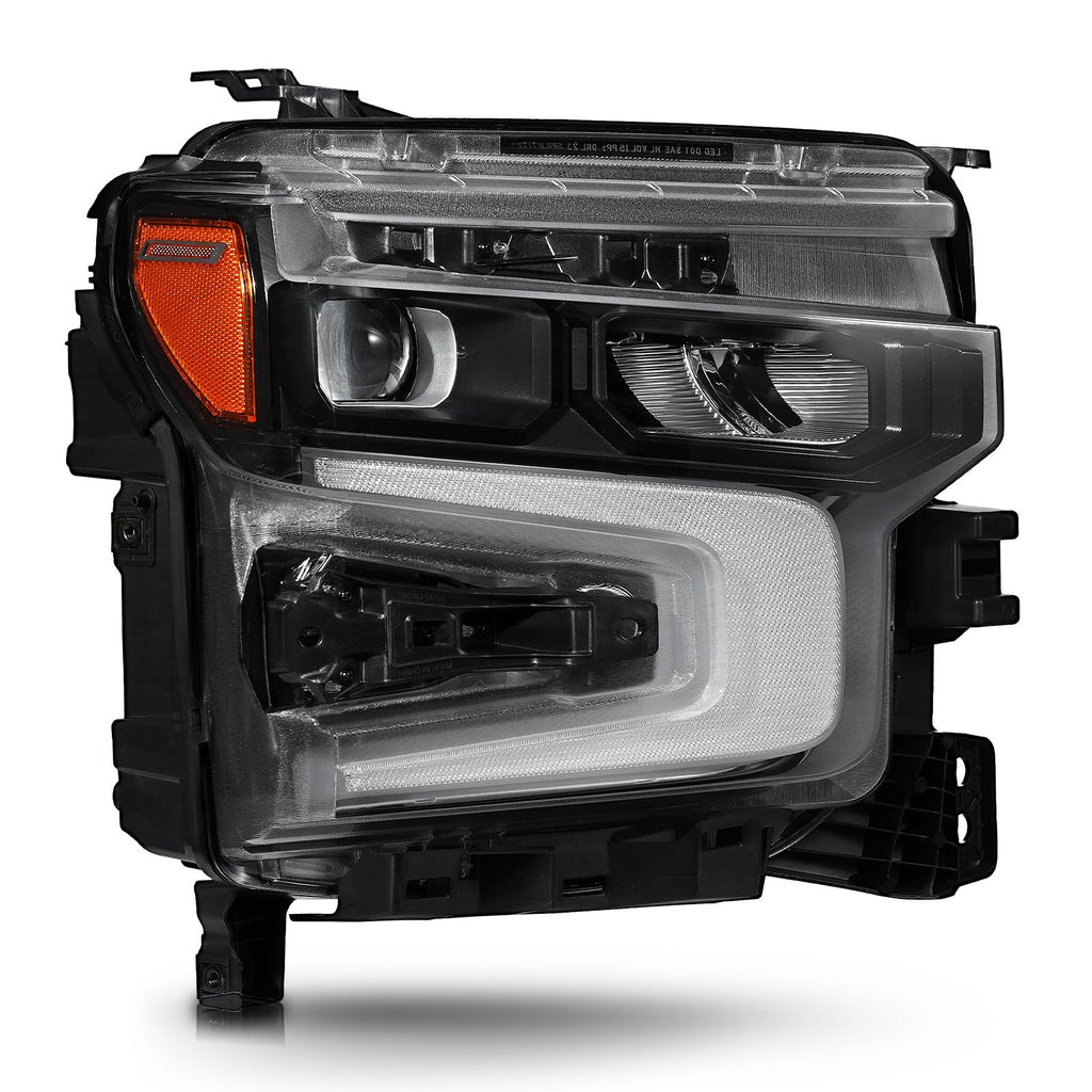 Right LED headlight side angle for 2022-2026 Chevrolet Silverado 1500