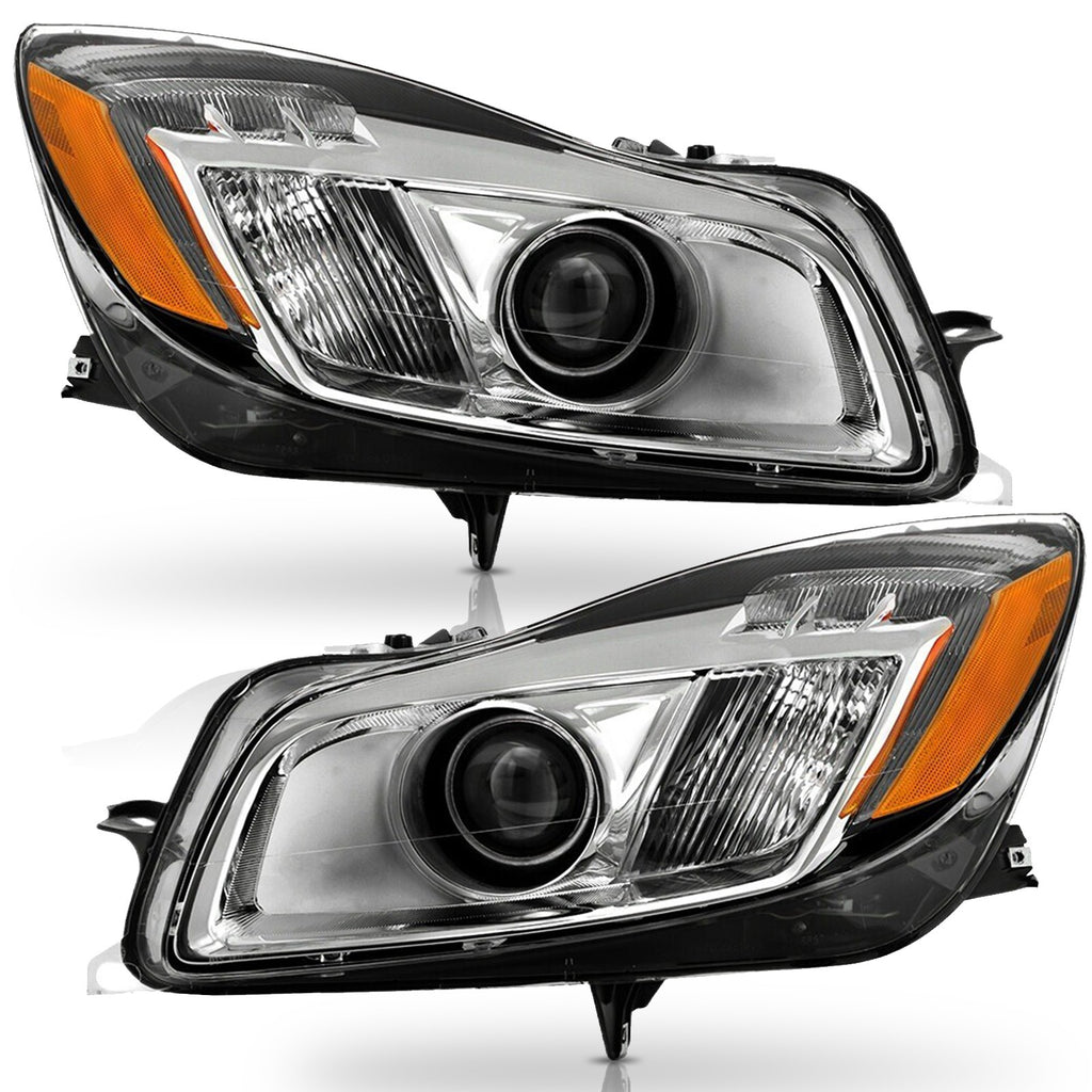 Chrome HID Headlights Pair for Buick Regal (2011)