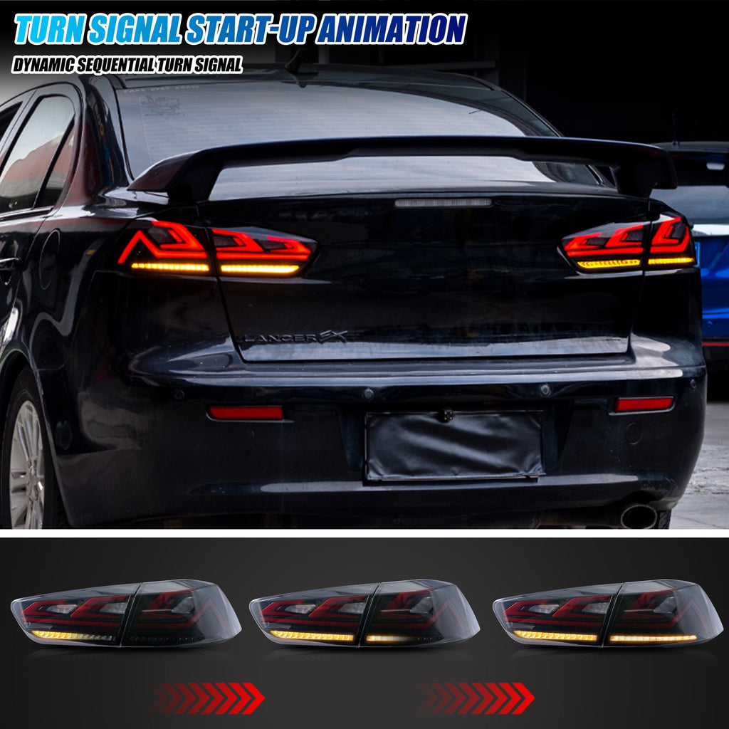 Sequential LED turn signal on the 2008-2017 Mitsubishi Lancer / Lancer Evolution X tail light
