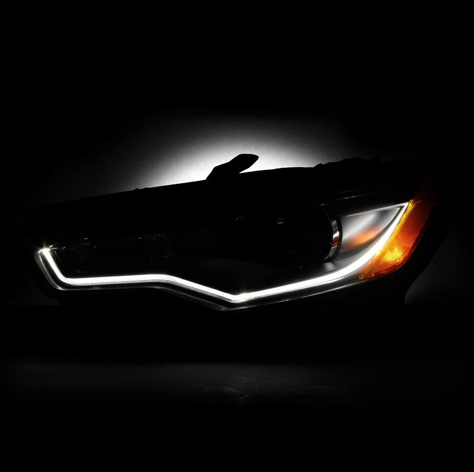Left HID headlight side angle for 2012-2015 Audi A6 / S6