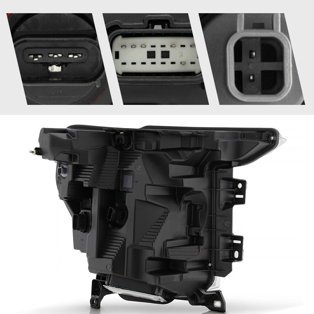 Right LED headlight side angle for 2021-2023 Ford F-150