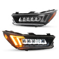 Black LED Headlights Pair for Acura MDX A-Spec (2017-2020)