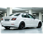 Another view of the LED tail lights installed on a 2004-2010 BMW 5 Series E60 / M5