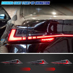 Running light start-up animation on the 2014-2020 Lexus IS250 / IS350 / IS200t / IS300 LED tail lights