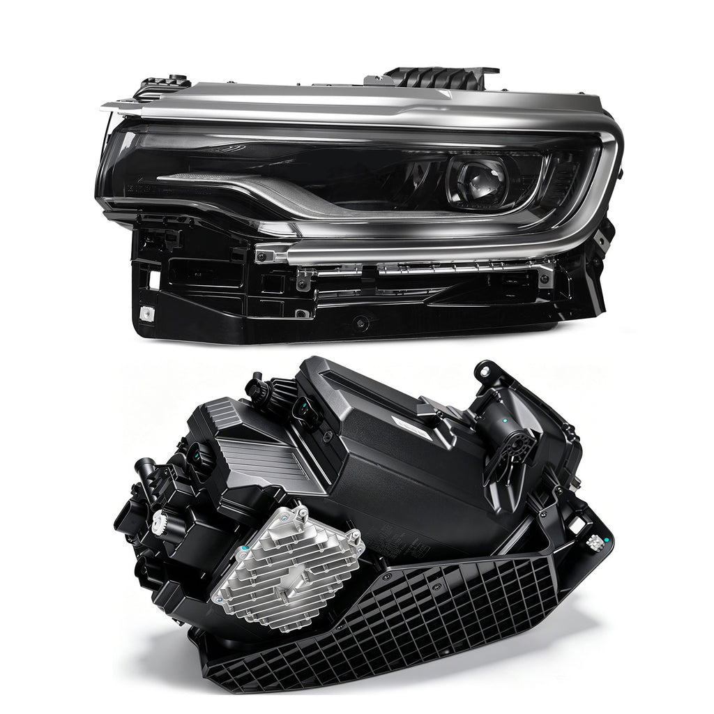 Left LED headlight side angle for 2022-2025 Jeep Wagoneer / Wagoneer L