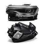 Left LED headlight side angle for 2022-2025 Jeep Wagoneer / Wagoneer L