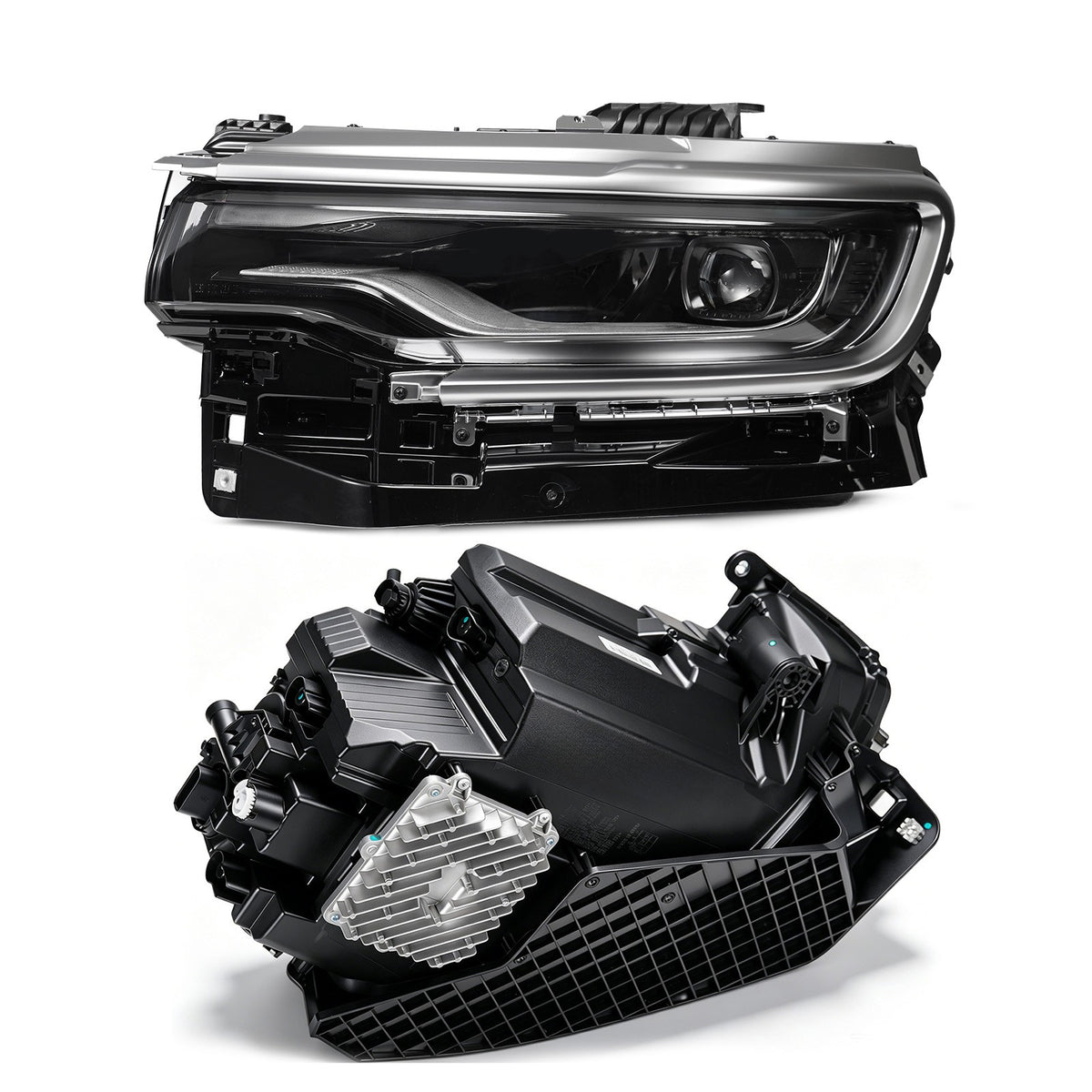 Left LED headlight side angle for 2022-2025 Jeep Wagoneer / Wagoneer L