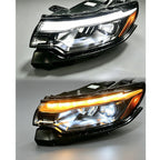 Pair LED headlight front angle for 2022-2026 Jeep Compass