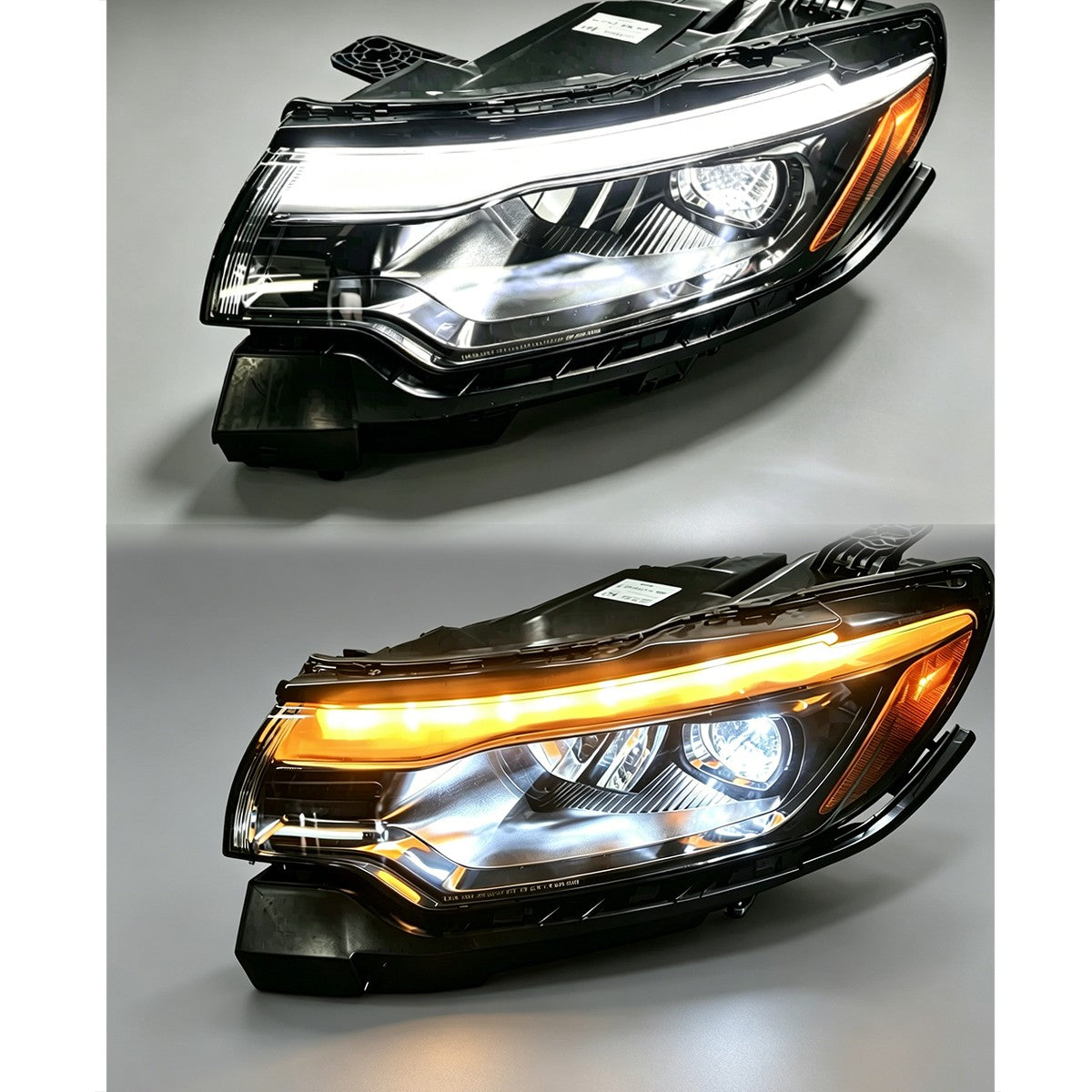 Pair LED headlight front angle for 2022-2026 Jeep Compass