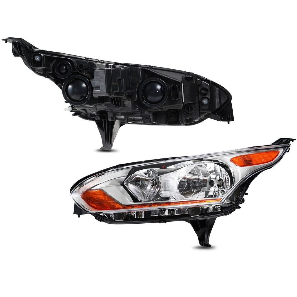 Left halogen headlight side angle for 2014-2018 Ford Transit Connect