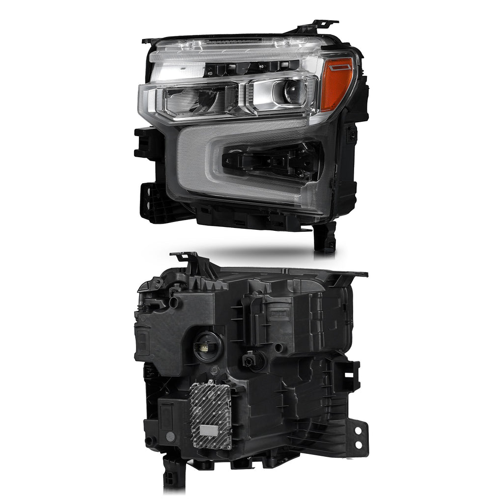 Left LED headlight side angle for 2022-2026 Chevrolet Silverado 1500