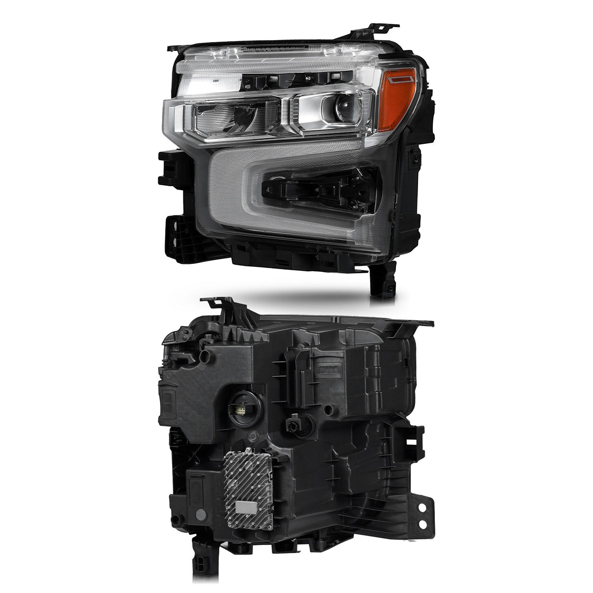Left LED headlight side angle for 2022-2026 Chevrolet Silverado 1500