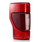 chrome LED tail light view 5 for Ford F-250 F-350 Super Duty Halogen Models (2017-2022)