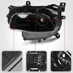 Hid headlight top angle for 2014-2018 Jeep Cherokee