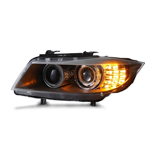 Left halogen headlight side angle for 2009-2012 BMW 3 Series E90