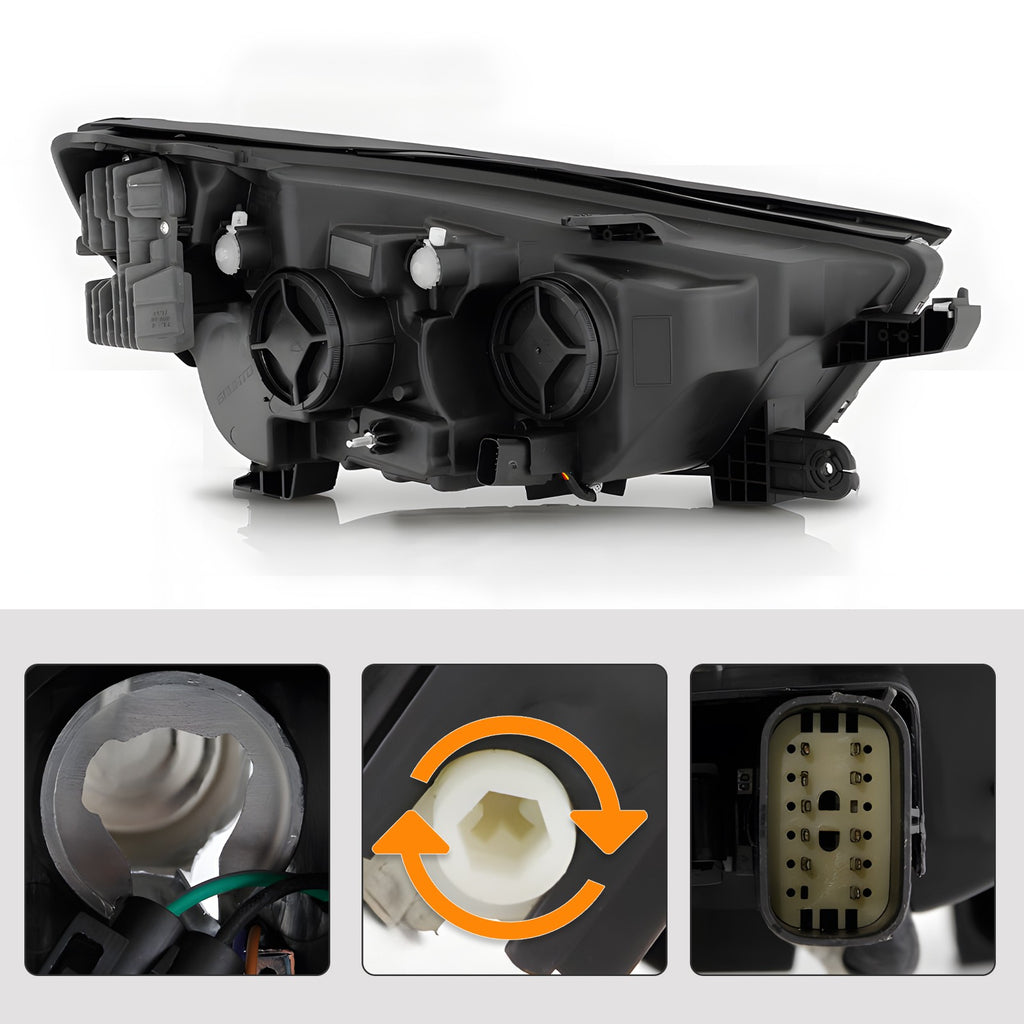 Left halogen headlight side angle for 2017-2022 Buick Encore