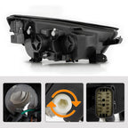 Left halogen headlight side angle for 2017-2022 Buick Encore