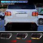 Sequential LED turn signal on the 2017-2020 Nissan Armada tail light