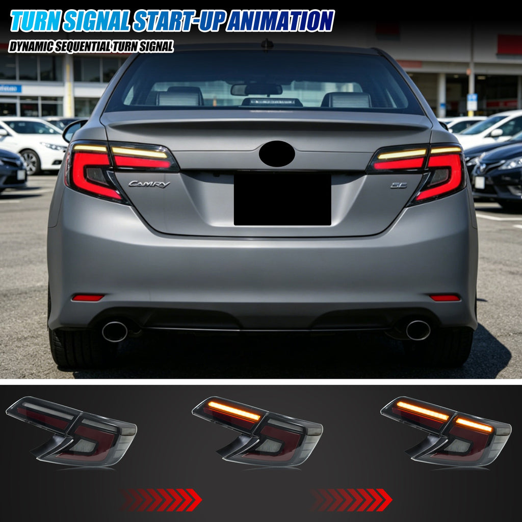 Sequential LED turn signal on the 2012-2014 Toyota Camry tail light