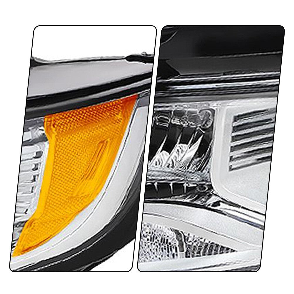 Right halogen projector headlight side angle for 2015-2018 Ford Edge