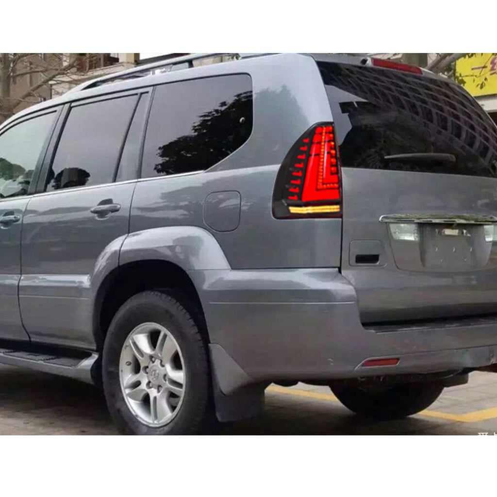 2003-2009 Lexus GX470 with smoked sequential LED tail lights installed