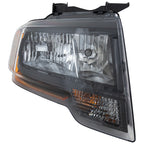 Pair halogen headlight rear housing angle for 2015-2017 Ford Expedition