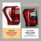 halogen tail light view 5 for Ford Expedition XL XLT (2018-2021)