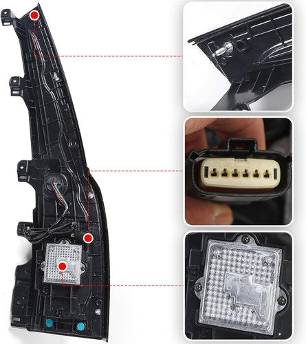 LED vertical tail light view 5 for Cadillac Escalade & Escalade ESV (2015-2020)